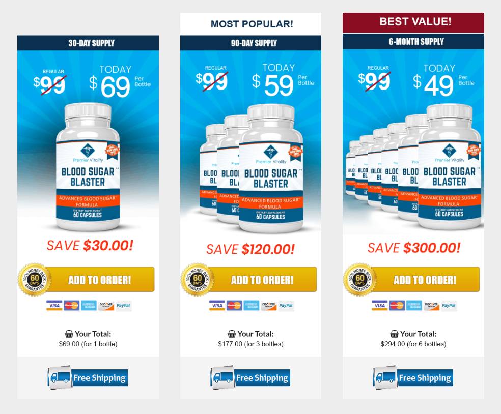 Blood Sugar Blaster best price and get free bonus
